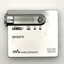 Sony Walkman MZ-N10 Net MD Silver Portable Mini Disc Player Junk