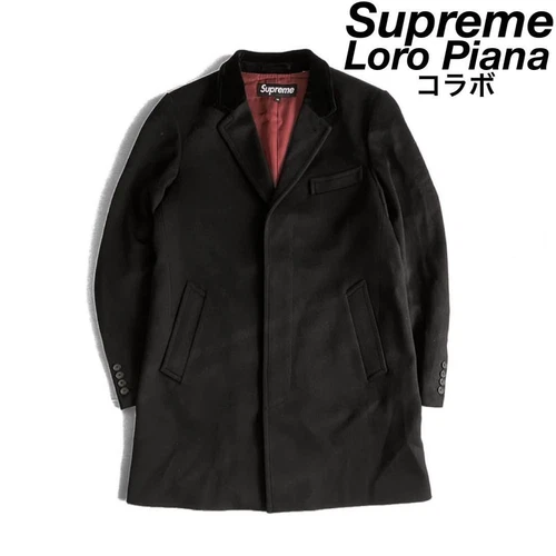 Rare manteau velours Supreme Loro Piana Chesterfield