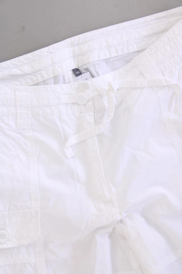 ⭐ Short short Adagio pour femme taille 40, M blanc en coton ⭐ - Photo 2/4