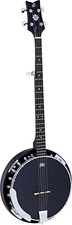 Ortega Guitars OBJ250-SBK Raven Series Banjo 5-string Resonator Body