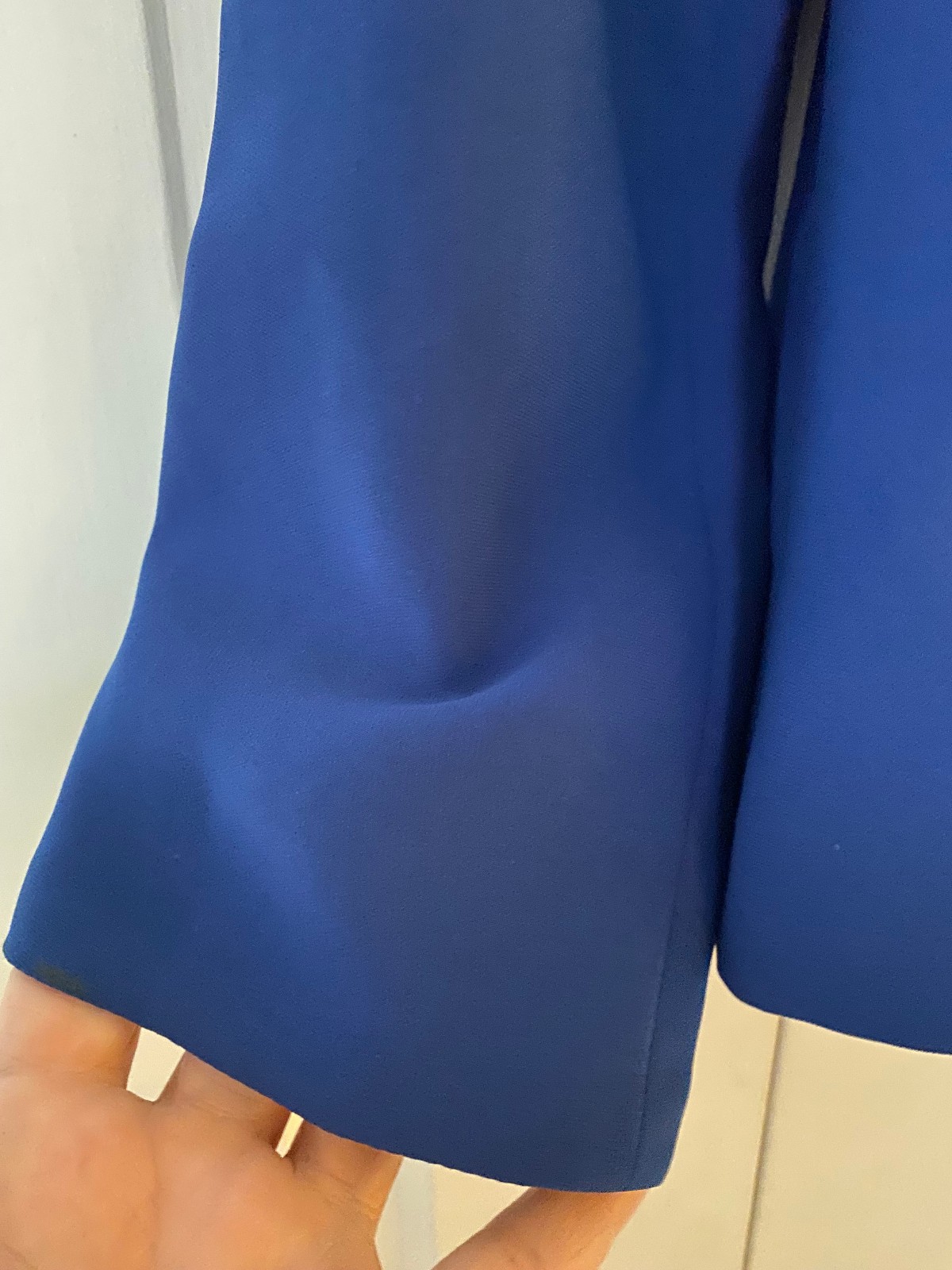 Pendleton Royal Blue Full Zip Blazer, Shoulder Pa… - image 9