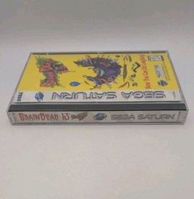 FACTORY SEALED BrainDead 13 (Sega Saturn, 1996) NEW W/ SMALL TEAR