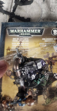 Games Workshop Warhammer 40K Orks Big Mek with Shokk Attack Gun Painted