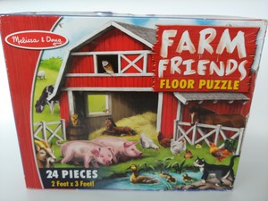 melissa and doug farm friends floor puzzle