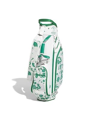 Adidas Golf Play Green Graphic Stand Golf Bag NMH62 8.5x47inch