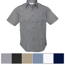 Rothco Short Sleeve Uniform Shirt Official Duty 2 Pocket Police Work Job Shirt