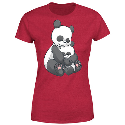 Panda Hug Womens T Shirt Funny Graphic Boys Girls Unisex Tee Top#P1#OR#A