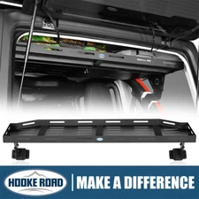 Hooke Road Trunk Organizer Cargo Rack Basket For 2018-2025 Jeep Wrangler JL 4Dr