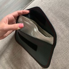 1 Carbon Fiber Car Interior Cards Phone Key Storage Bag Organizer Accessories 1 Carbon Fiber Car Interior Cards Phone Key Storage Bag Organizer Accessories