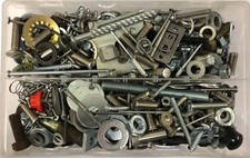 Box of Assorted Fasteners & Fixings, Nuts, Bolts, Nails, Washers, Screws....