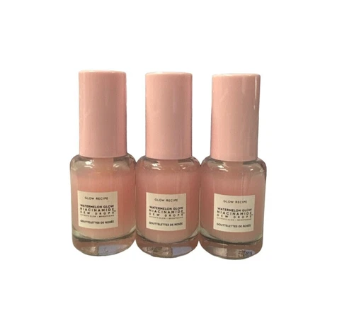 3 x Glow Recipe Watermelon Glow Niacinamide Dew Drops Ultimate Glow - 10ml each