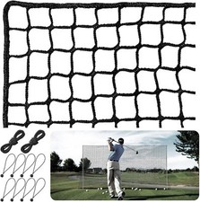 Golf Practice Net,Heavy Duty Nylon Golf Hitting Net,Golf Net Black-10x10ft