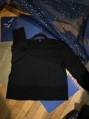 COS 100% WOOL BLACK FORMAL Top ELEGANT Sm