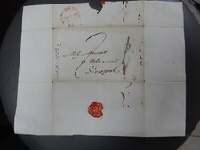 PART LETTER MANCHESTER  POSTAL HISTORY Ms MARRIOT 1822 re father W POOR WOMAN ??