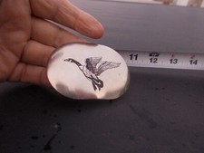 Vintage Canadian Goose Belt Buckle.