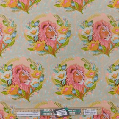 Quilting Patchwork Fabric Tula Pink Everglow Lion 50x55cm FQ