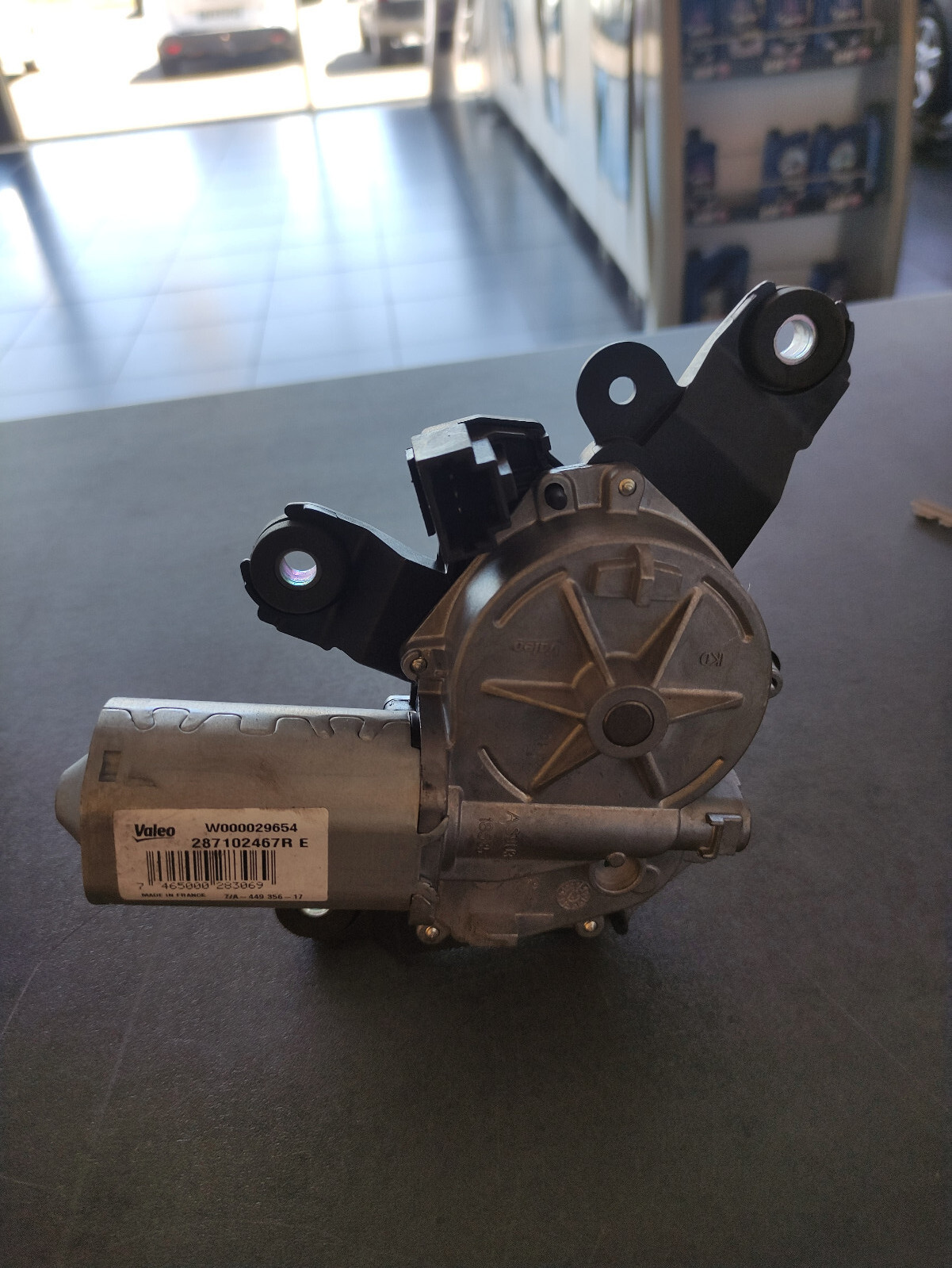 Moteur d'essuie-glace arrière 287102467R d'origine pour hayon Dacia