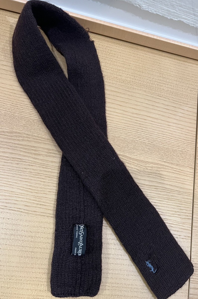 小物 YSL knit tie YSL:Yves Saint Laurent-100% Cotton-Italy Made-YSL96-Knitted