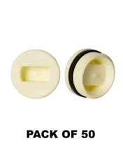 Universal White Plastic Bung Plug (20mm) Jug Bottle Container for Caravan Car