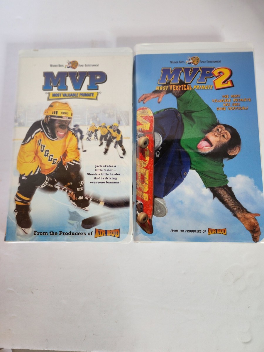 Lot Of 2 MVP Most Valuable Primate, MXP Most Xtreme Primate (VHS