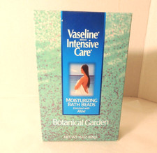Vaseline Moisturizing Bath Beads Botanical Garden with Aloe 15 Oz. NEW/Unopened