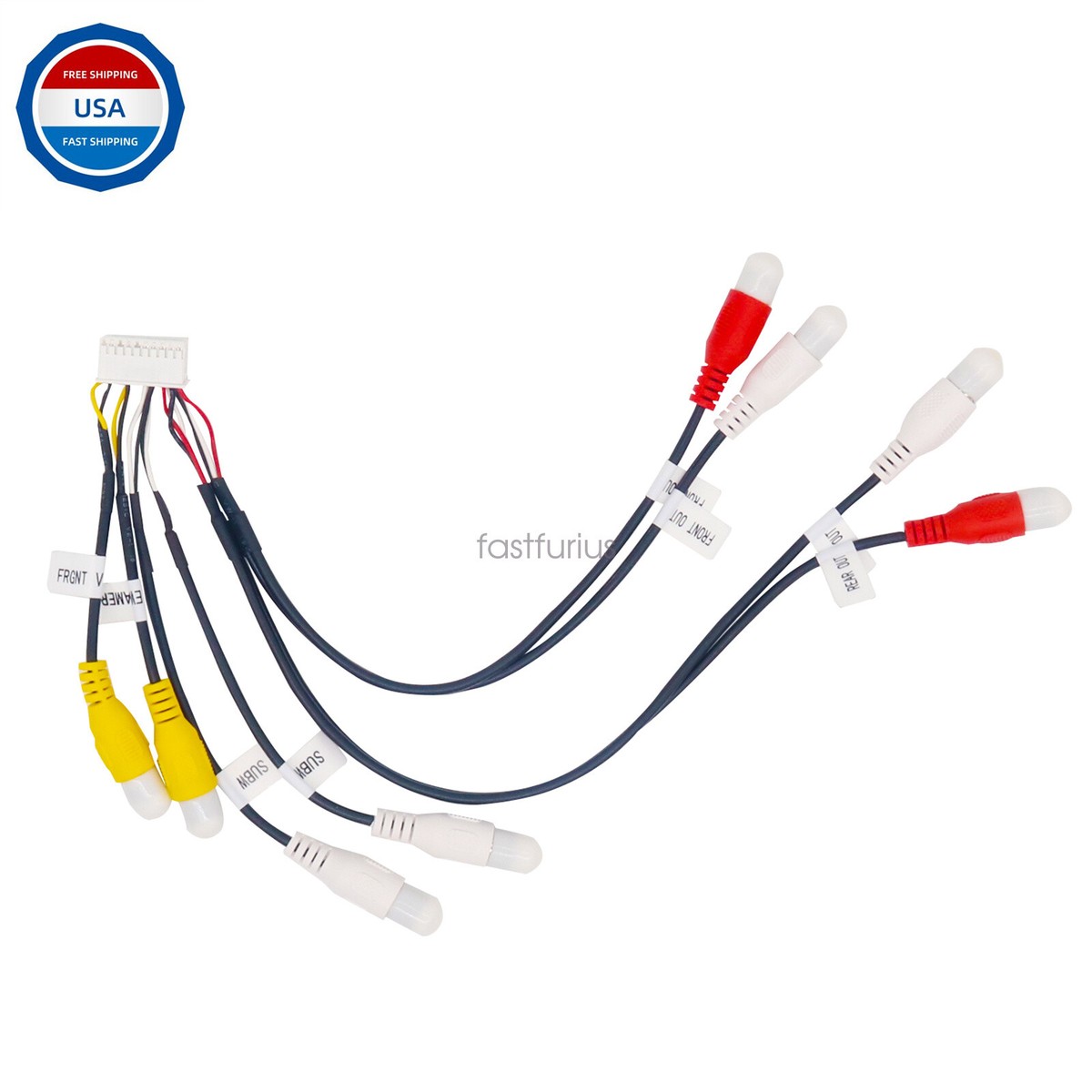 FOR Alpine ILXW650 ILX-W650 ILX-W650E ILXW650E RCA Harness Cable
