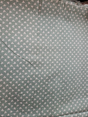Sewing Fabric Marcus Bros Woven Cotton 1.4ydx45" Jadite Gray Green & White - Picture 2 of 4
