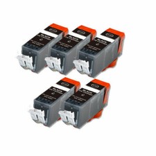 5 PK BLACK Ink Cartridge Compatible for PGI-220BK MP620 iP4600 iP4700 MP560