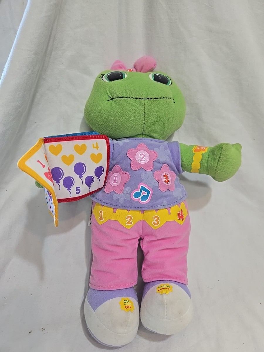 RARE LeapFrog LEARNING FRIEND LILY Plush Sings Numbers in English