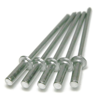 Rivetti 6-4 3/16 X 1/4 Rivetti POP In Alluminio - Misura 6-4, 3/16 X 1/4, Per Spessori 0.188-0.250, Confezione Da 100 Pezzi Rivetti Pop 6-4 Gap 0.188-0.250 - Foto 4