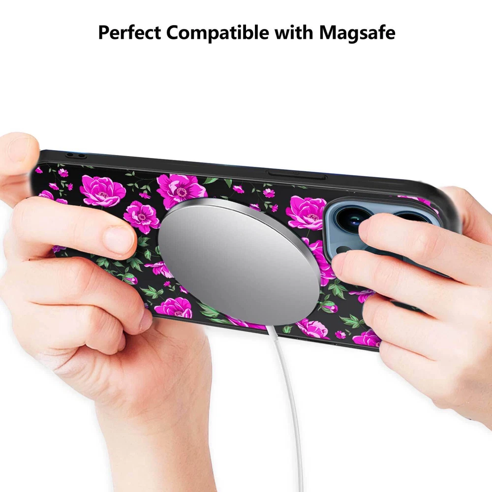 Phone Case For Apple iPhone 14 Pro Max 13 12 15 Flower Lace Protective TPU Cover
