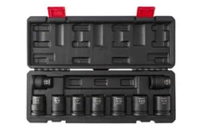 Sunex 4687 3/4" Drive SAE 12-Point Standard Thin Wall Impact Socket Set 9 Pieces