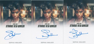 LE Star Trek Strange New Worlds S1 Autograph Sophia Walker as Fran Full Bleed CC