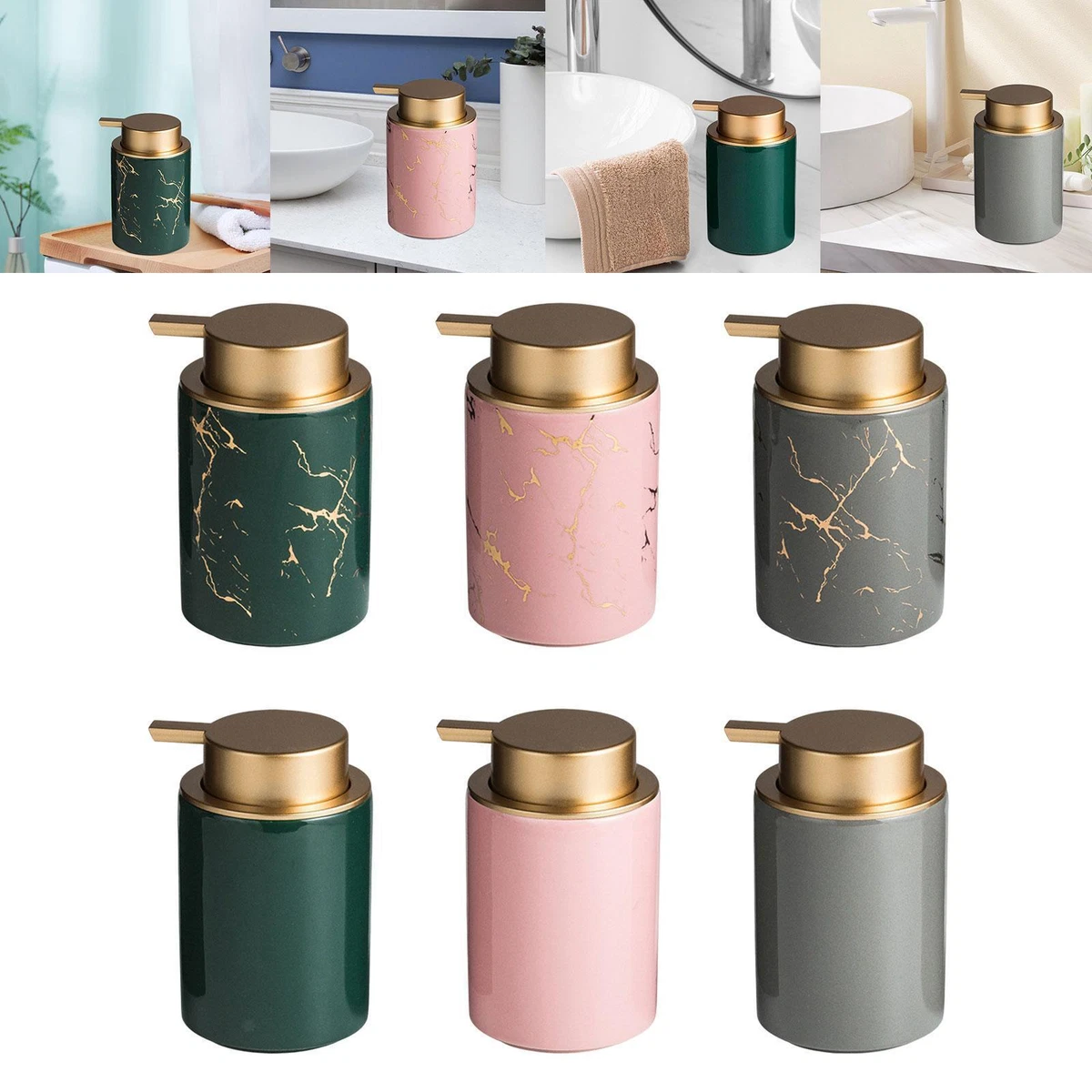 Large Decorative Shampoo Bottles Shelly Lighting