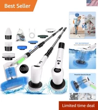 Ergonomic Electric Spin Scrubber with Long-lasting Battery - Easy Cleaning