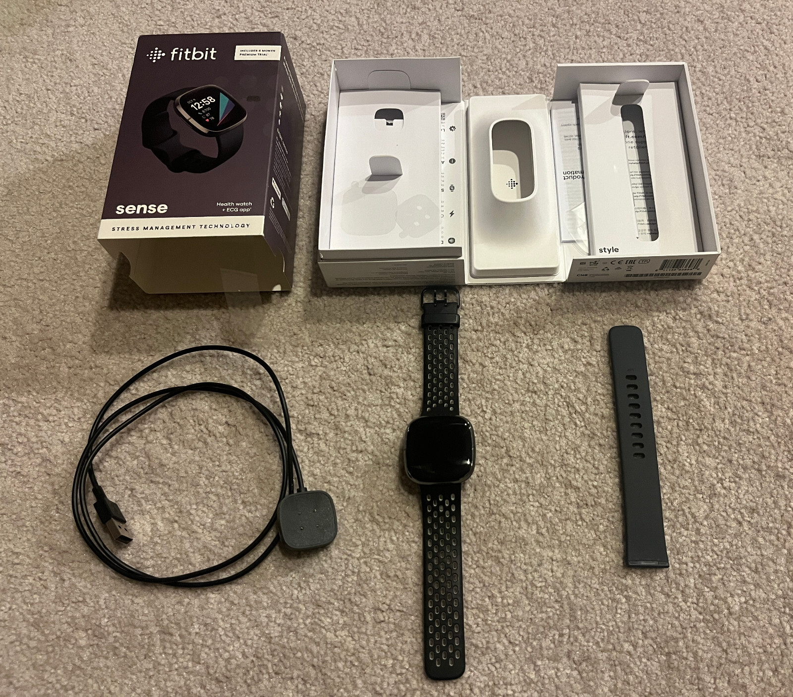 Fitbit Sense Smartwatch Non Charging For Repair or Parts Only-image