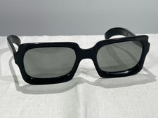 Vtg Cool Ray Polaroid 180 Sunglasses   Solid Black Frames / Dark Pol NJL029087 