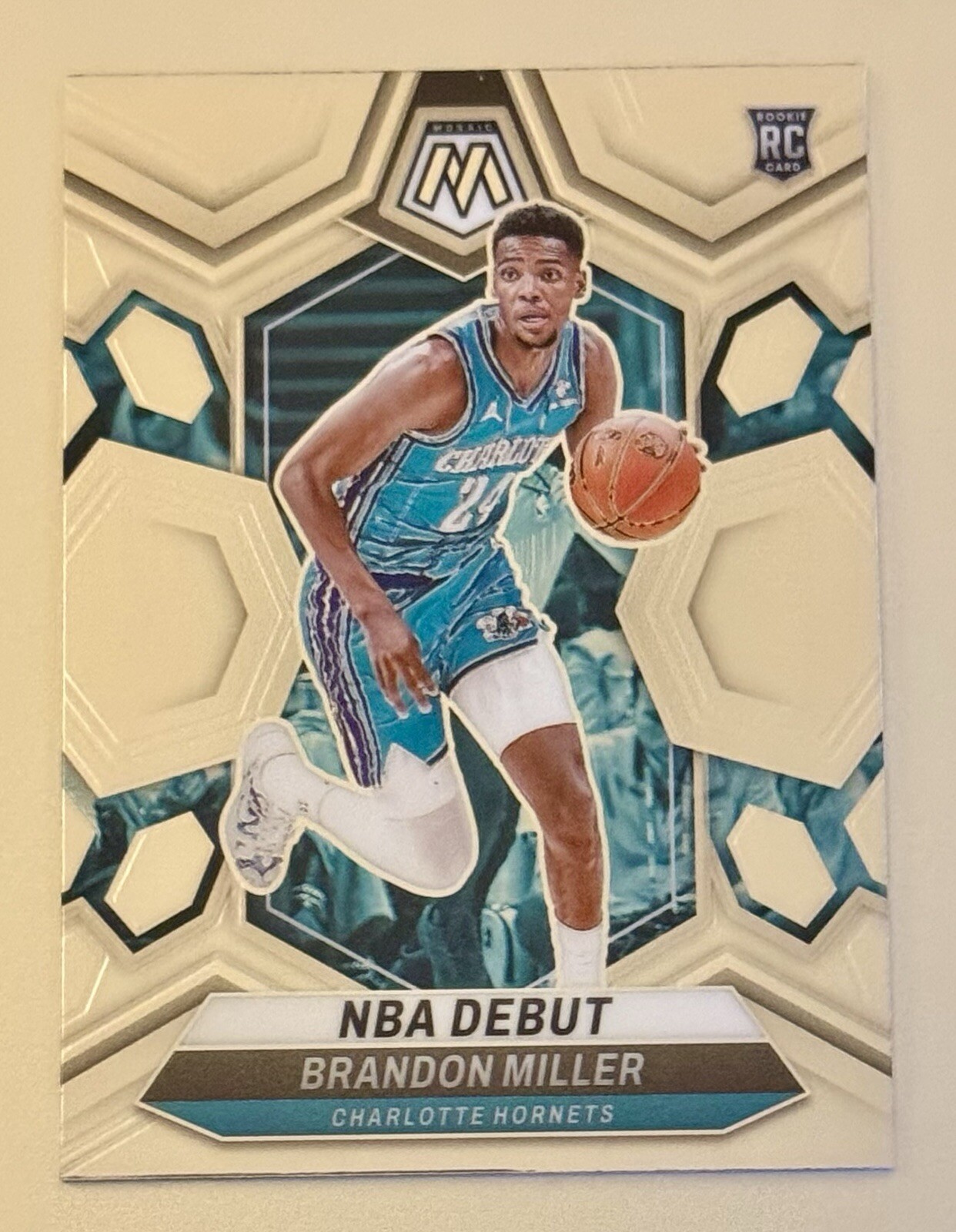2023-24 Panini Mosaic Brandon Miller #252 RC NBA Debut Rookie Basketball Card 🔥