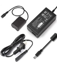 AC Power Adapter NP-FW50 For Sony A6600, FX3, a7C, A1, A7 III, A7 IV, ZV-E10