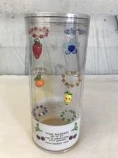 Target Wine Glass Markers 1 Set Of 6 Charms Fresh Squeeze Fruit 2001 New in Box