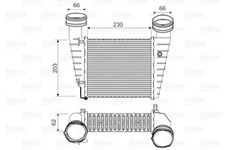 Ladeluftkühler VALEO 817938 Aluminium für VW PASSAT B5 3B3 Variant 3B6 3B2 TDI 1