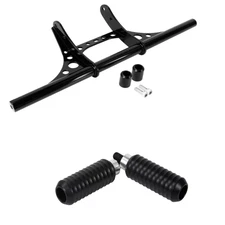 Front Rear Crash Bar Set Engine Guard For Harley Sportster Iron 883 1200 2009-21