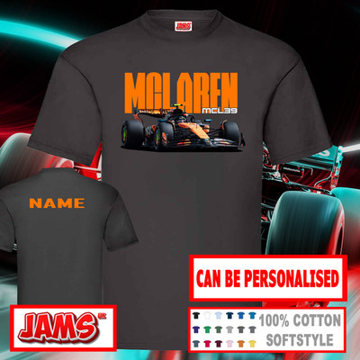 Formel 1 McLaren personalisiertes T-Shirt - Kinder & Erwachsene