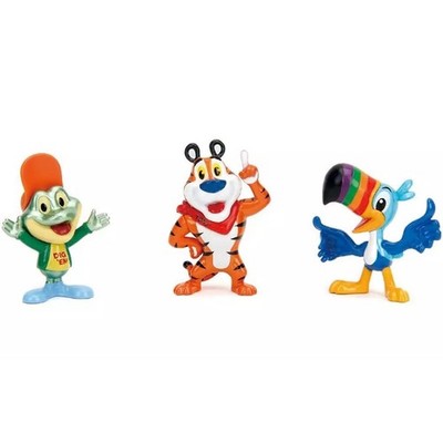 3er Set Kellogg's Mini Metallfiguren Einzelblister 6cm