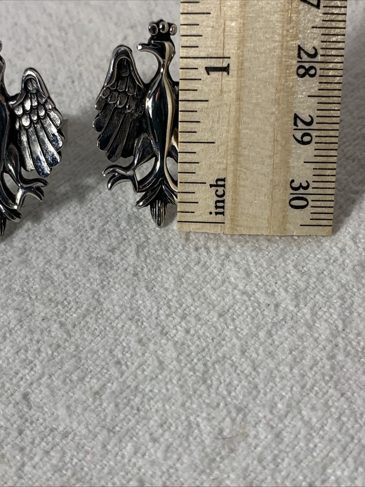 Swank Polish Eagle Cuff Links Features Crowned Ea… - image 15