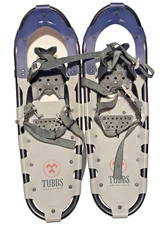 Tubbs Adventure 25”x8” TD 91 Snowshoes  Winter Hiking Aluminum Frame Gray Black
