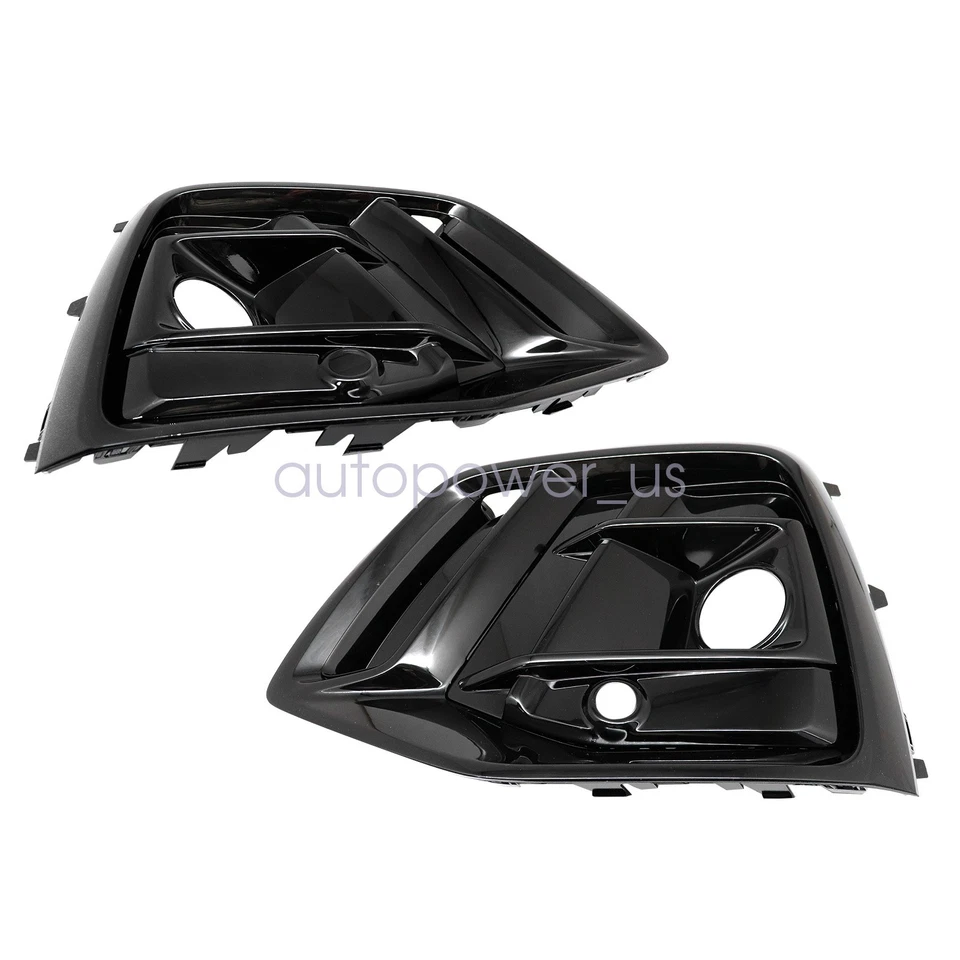 Пара накладок на передний бампер противотуманные фары отделка подходит для Audi Q5 Q5 Sportback 2021-2024 - Изображение 2 из 4