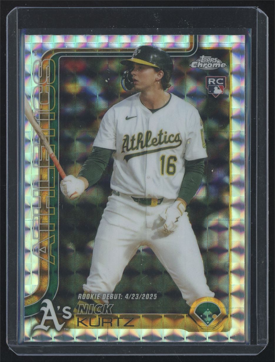 2025 Topps Chrome Update Nick Kurtz RC Athletics #USC180 Geometric