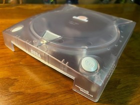 DREAMCAST OFFICIAL CRYSTAL CASE - GMS 002 - UNUSED - RARE - CLEAR SHELL OEM