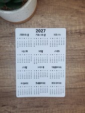 Year At A Glance Calendar Stickers for Planners and Journals Collage Month Style